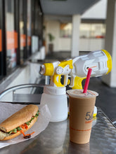 Load image into Gallery viewer, EZE Cordless Handheld Disinfectant Spayer CX-33 Yellow and White